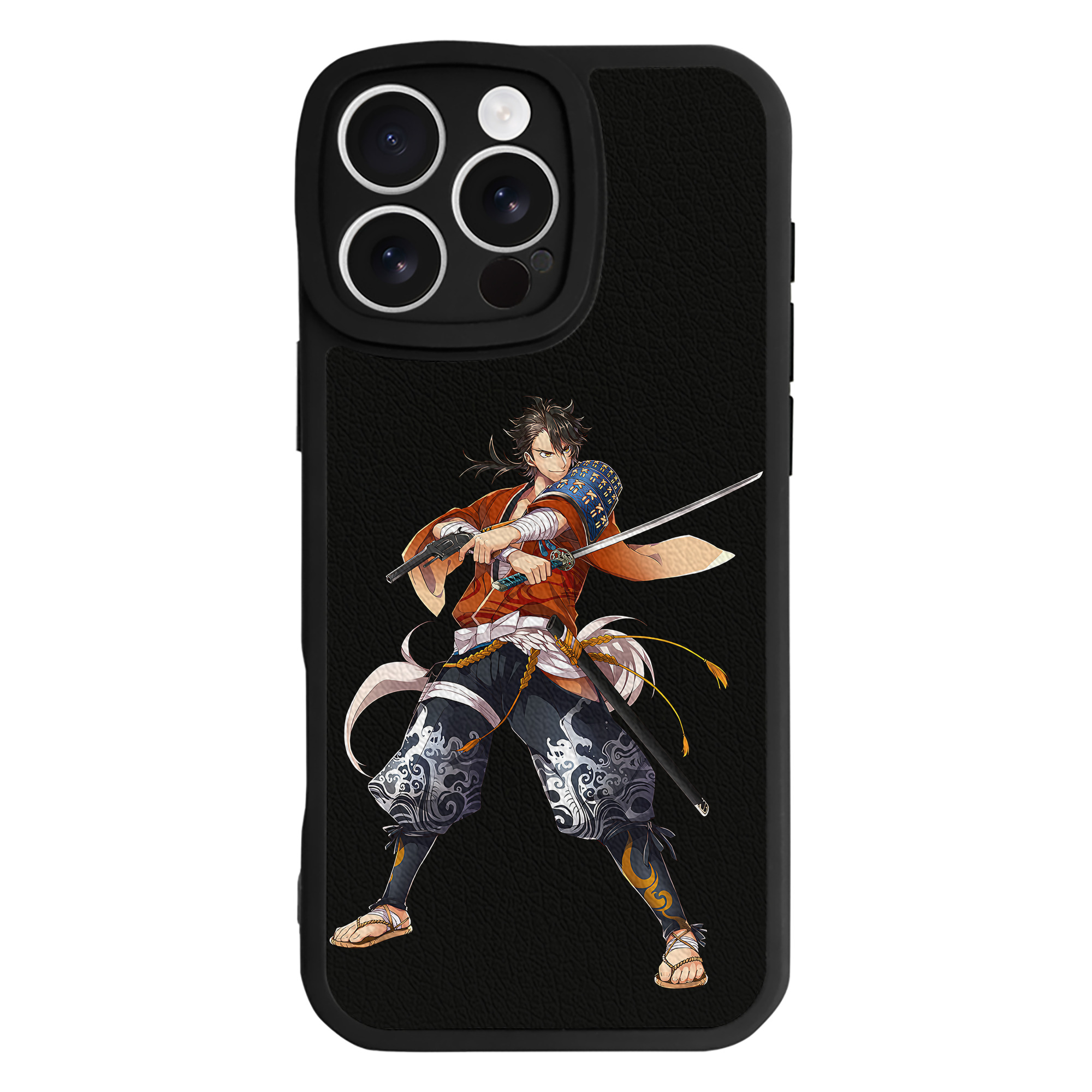 （画像用） 刀剣乱舞 Touken Ranbu 【iPhone 16シリーズ対応】シリコンスマホケース（レザー調） 材質：シリコン